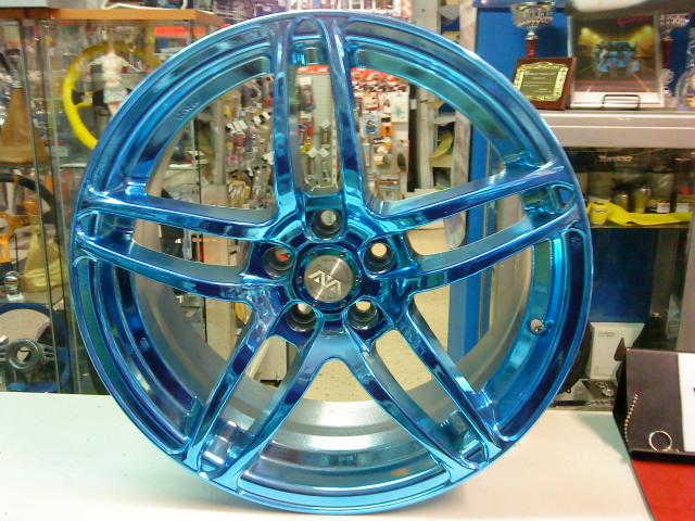 *JUEGO 4 LLANTAS AVA AZULES 7X17 5X100 ET35 REF. KM1710953